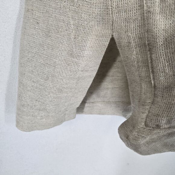 Vtg Campagnie Internationale Express Jacket Linen Blend Pockets Button Front | M - Picture 6 of 14